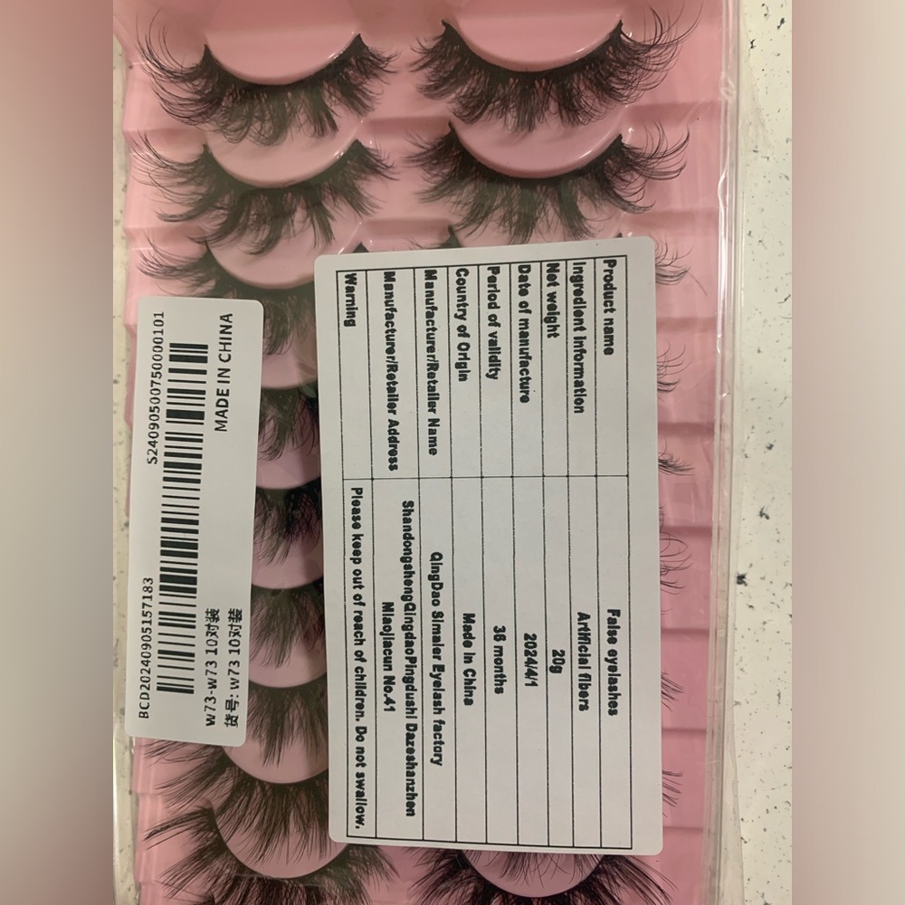 Set of Dramatic False Eyelashes